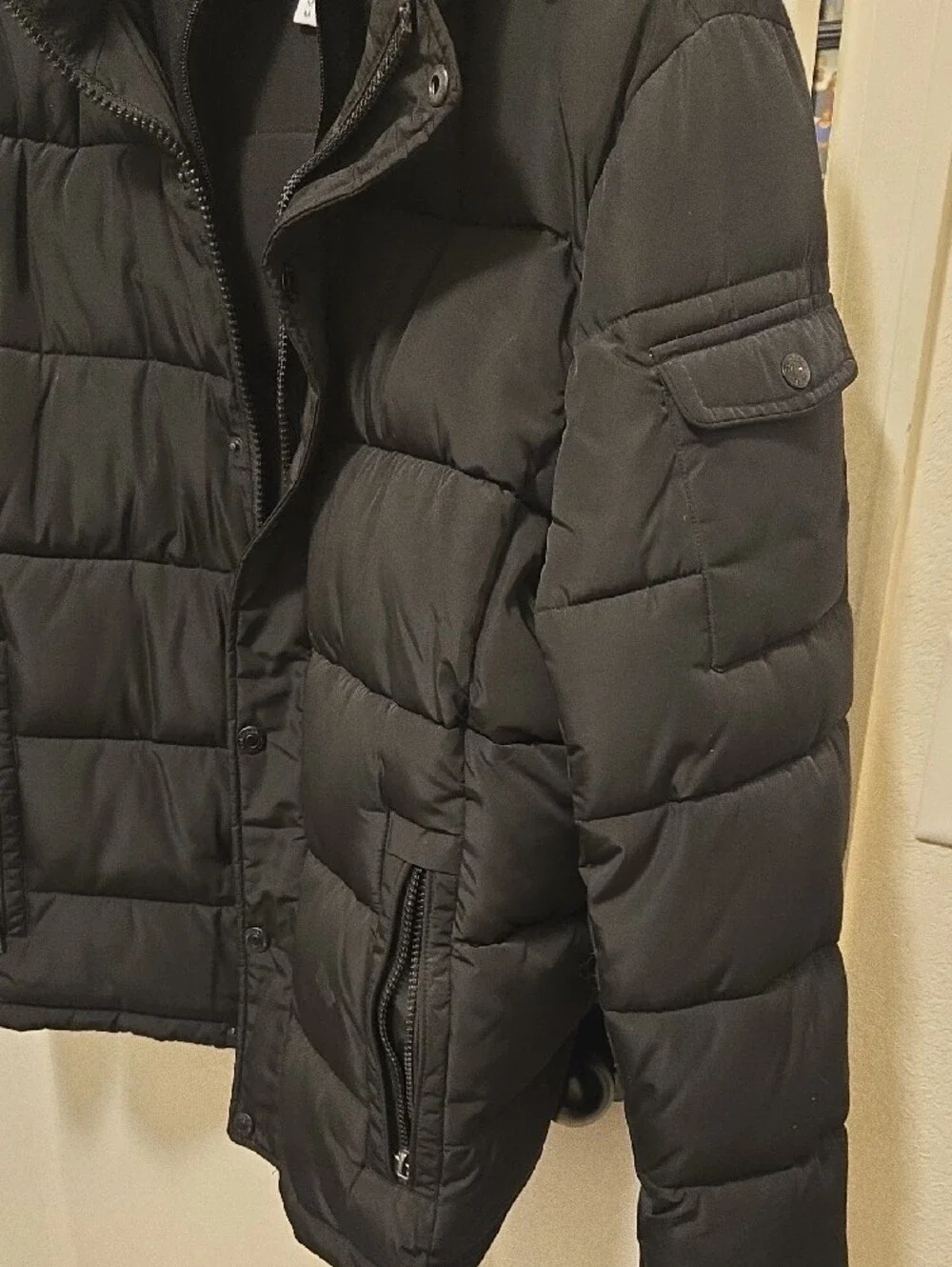 Calvin Klein Black Quilted Puffer Jacket